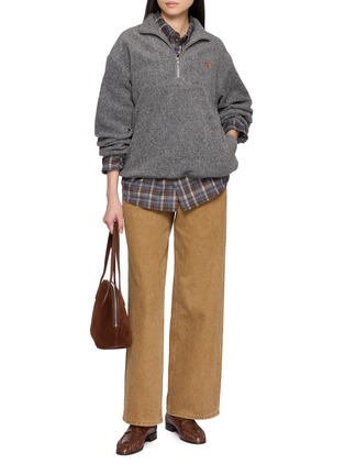 Figure View - Click To Enlarge - DUNST - Flannel Quilted Shirt Jacket