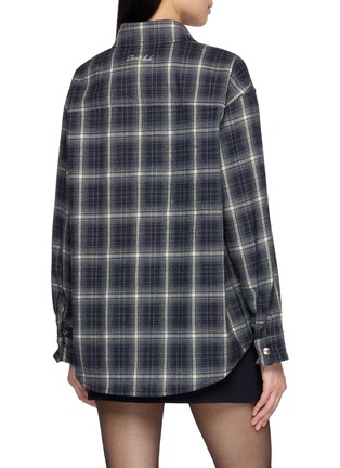 Back View - Click To Enlarge - DUNST - Flannel Quilted Shirt Jacket
