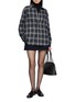 Figure View - Click To Enlarge - DUNST - Flannel Quilted Shirt Jacket