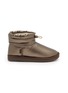 D.FRANKLIN Fur Lined Toggle Flat Boots