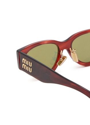 Detail View - Click To Enlarge - MIU MIU - Immediate Acetete Cateye Sunglasses