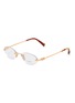 MIU MIU Main Collection Metal Oval Optical Glasses