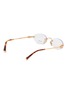Figure View - Click To Enlarge - MIU MIU - Main Collection Metal Oval Optical Glasses