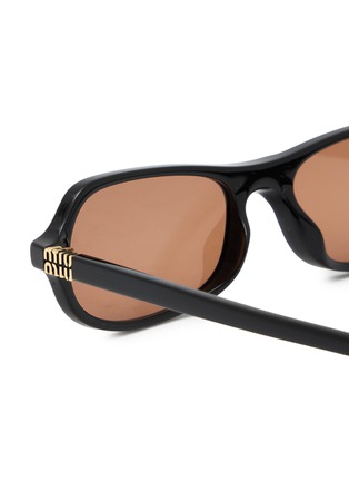 Detail View - Click To Enlarge - MIU MIU - Main Collection Metal Aviator Sunglsees