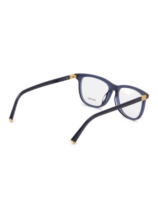 Figure View - Click To Enlarge - MIU MIU - Miu Regard Acetate Square Optical Glasses