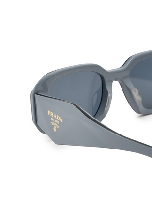Detail View - Click To Enlarge - PRADA - Acetate Rectangle Sunglasses