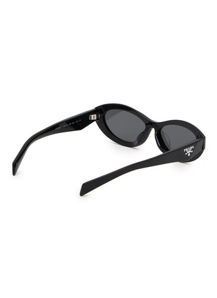 Figure View - Click To Enlarge - PRADA - Acetate Oval Sunglasses