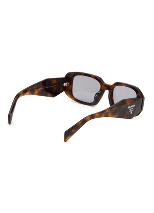 Figure View - Click To Enlarge - PRADA - Acetate Rectangle Sunglasses