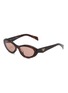 PRADA Acetate Oval Sunglasses