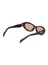 Figure View - Click To Enlarge - PRADA - Acetate Oval Sunglasses