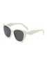 PRADA Acetate Square Cateye Sunglasses