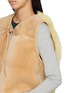  - ROSA MOSA - Stripe Back Shearling Vest