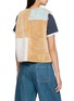Back View - Click To Enlarge - ROSA MOSA - Patchwork Shearling Vest