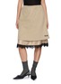 BONBOM Laced Lining Midi Skirt