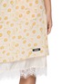  - BONBOM - Laced Lining Midi Skirt