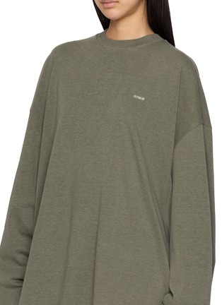  - BONBOM - Logo Embroidered Long Sleeve T-Shirt