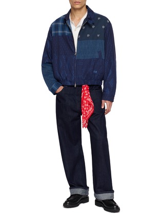 Figure View - Click To Enlarge - FRITUR - Signature Patchwork Bomber Jacket