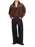 Figure View - Click To Enlarge - FRITUR - Western Embroidered Velvet Bomber Jacket