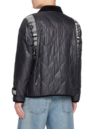 Back View - Click To Enlarge - FRITUR - Crochet Patchwork Quilted Jacket