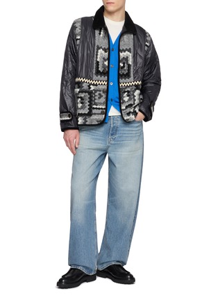 Figure View - Click To Enlarge - FRITUR - Crochet Patchwork Quilted Jacket