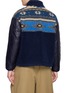 Back View - Click To Enlarge - FRITUR - Nana Patterned Fleece Quilted Jacket