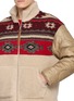  - FRITUR - Nana Patterned Fleece Quilted Jacket