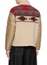 Back View - Click To Enlarge - FRITUR - Nana Patterned Fleece Quilted Jacket