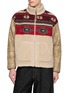 FRITUR Nana Patterned Fleece Quilted Jacket
