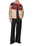 Figure View - Click To Enlarge - FRITUR - Nana Patterned Fleece Quilted Jacket