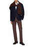 Figure View - Click To Enlarge - LARDINI - Floral Pin Single Breasted Blazer