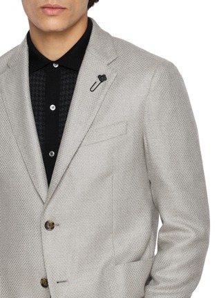  - LARDINI - Floral Pin Single Breasted Blazer
