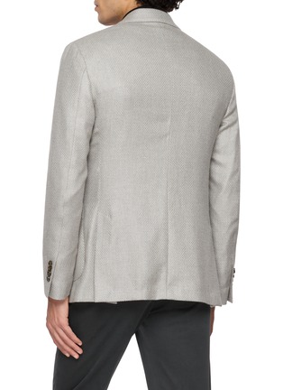 Back View - Click To Enlarge - LARDINI - Floral Pin Single Breasted Blazer