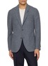 LARDINI Floral Pin Knit Single Breasted Blazer