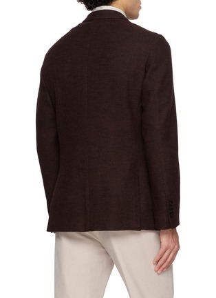 Back View - Click To Enlarge - LARDINI - Floral Pin Single Breasted Blazer