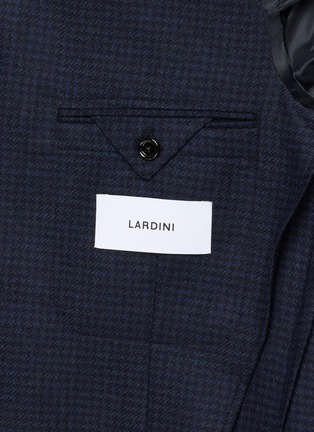  - LARDINI - Floral Pin Houndstooth Single Breasted Blazer