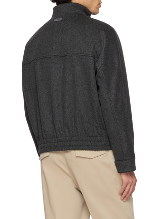 Back View - Click To Enlarge - LARDINI - High Neck Jacket