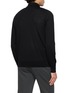 Back View - Click To Enlarge - LARDINI - Houndstooth Knit Spread Collar Cardigan