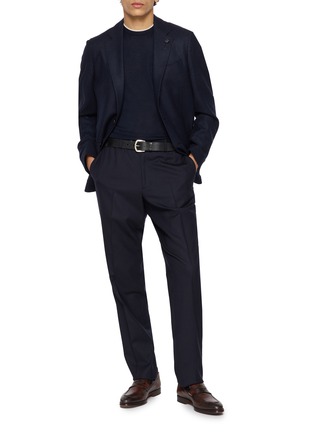 Figure View - Click To Enlarge - LARDINI - Elasticated Tailored Pants