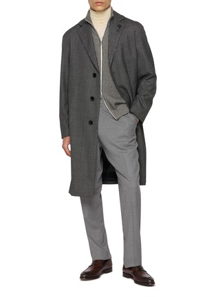 Figure View - Click To Enlarge - LARDINI - Elasticated Tailored Pants