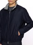  - LARDINI - Stand Collar Zip Up Jacket