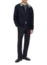 Figure View - Click To Enlarge - LARDINI - Stand Collar Zip Up Jacket