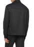 Back View - Click To Enlarge - LARDINI - Flap Pocket Zip Up Jacket