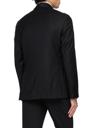 Back View - Click To Enlarge - LARDINI - Shawl Lapel Single Breasted Blazer