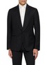 LARDINI Shawl Lapel Single Breasted Blazer