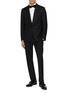 Figure View - Click To Enlarge - LARDINI - Shawl Lapel Single Breasted Blazer