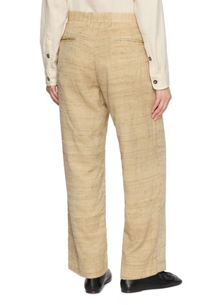 Back View - Click To Enlarge - KARTIK RESEARCH - Elastic Waist Pleated Trousers