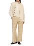 Figure View - Click To Enlarge - KARTIK RESEARCH - Elastic Waist Pleated Trousers