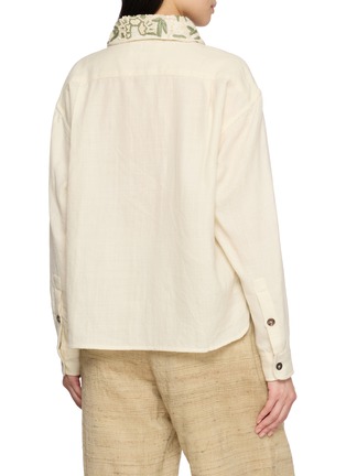 Back View - Click To Enlarge - KARTIK RESEARCH - Embroidered Collar Shirt