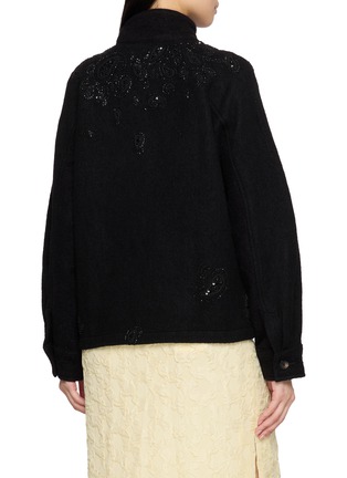 Back View - Click To Enlarge - KARTIK RESEARCH - Paisley Motif Harrington Jacket