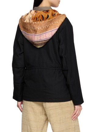 Back View - Click To Enlarge - KARTIK RESEARCH - Multi-pocket Hood Safari Jacket